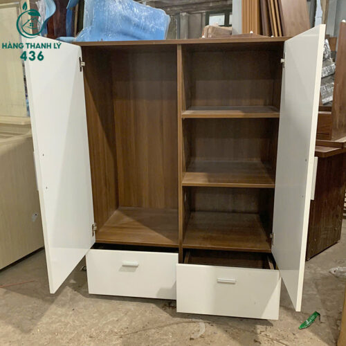 tu quan ao cu 1m3x1m1x55cm 2 canh 2 ngan keo tien loi 2