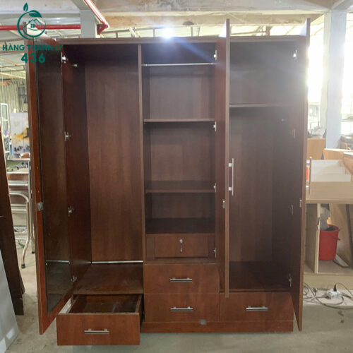 tu quan ao go cu 1m6x2mx60cm 3 nhieu hoc tu tien loi 5