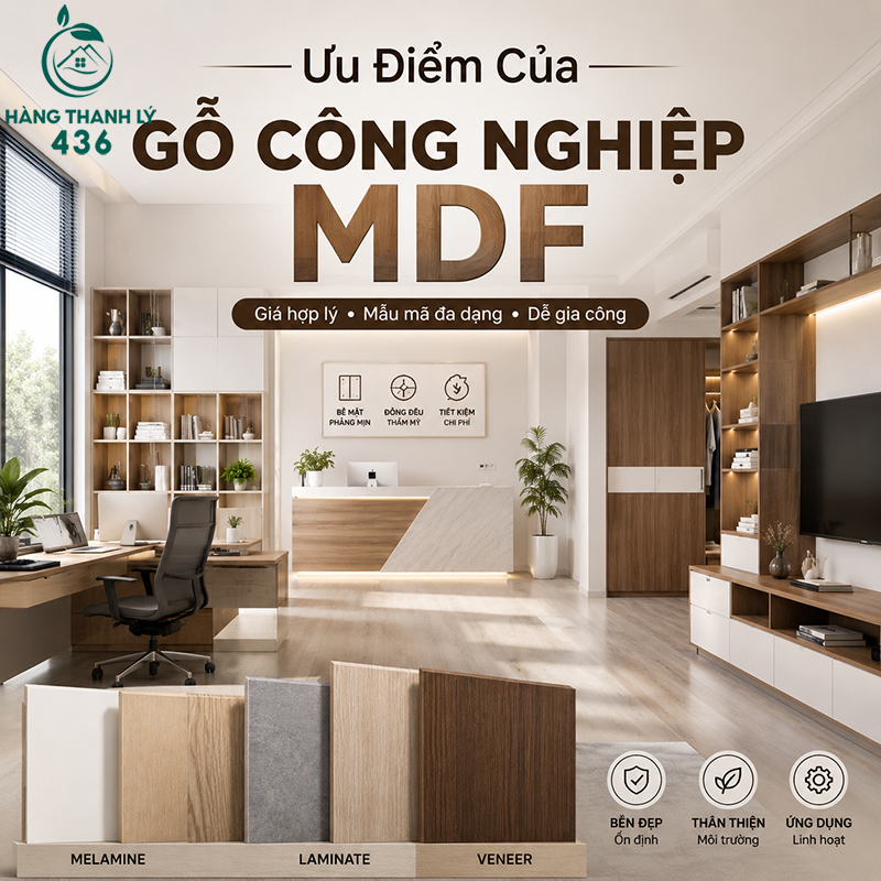 Gỗ Công Nghiệp MDF Ưu Điểm Và Nhược Điểm Của Gỗ MDF 10 uu diem cua go cong nghiep mdf