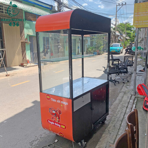 xe day ban do an vat cu phoi mau cam den 1m2x60cmx1m95 2