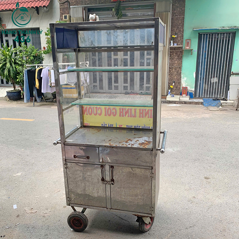 Xe Đẩy Gỏi Cuốn Cũ 80CM Gọn Gàng 6 xe day goi cuon cu 80cm gon gang 2