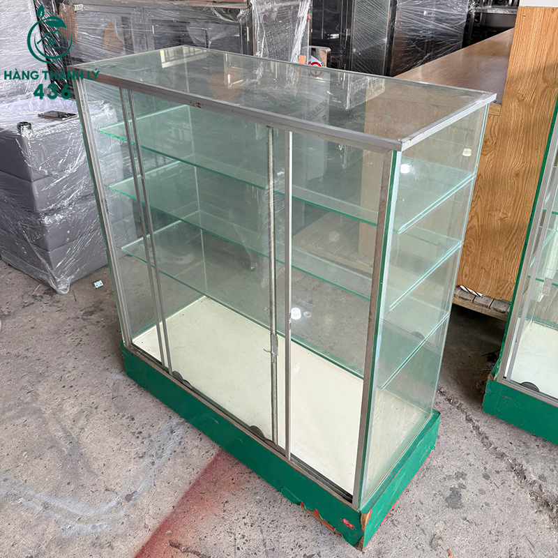 Tủ Kính Trưng Bày Cũ Thiết Kế Gọn Gàng (Nhiều Mẫu) 6 850k 1 copy