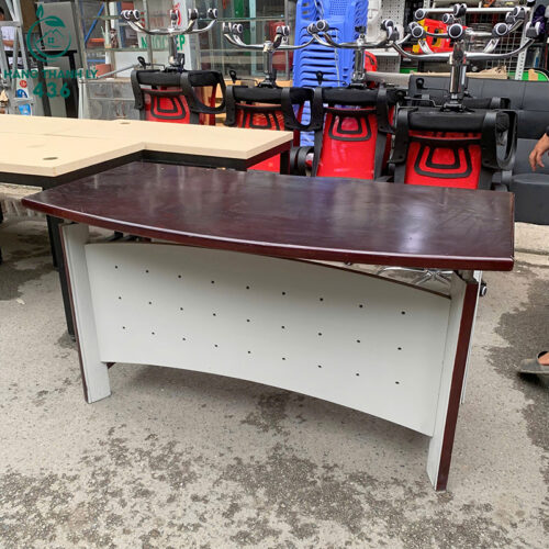 Bàn Giám Đốc Cũ 1M4 Phía Trước Mặt Cong 3 ban giam doc cu 1m4 phia truoc mat cong 1