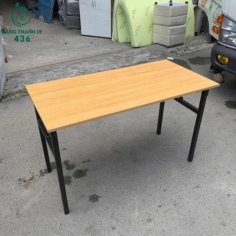 Bàn Làm Việc Cũ Gấp Gọn 1M2 Khung Sắt 7 ban lam viec cu gap gon 1m2 khung sat 3