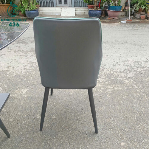 Bộ Bàn Ăn Mặt Đá Vàng Đen Cũ 4 bo ban an mat da vang den cu