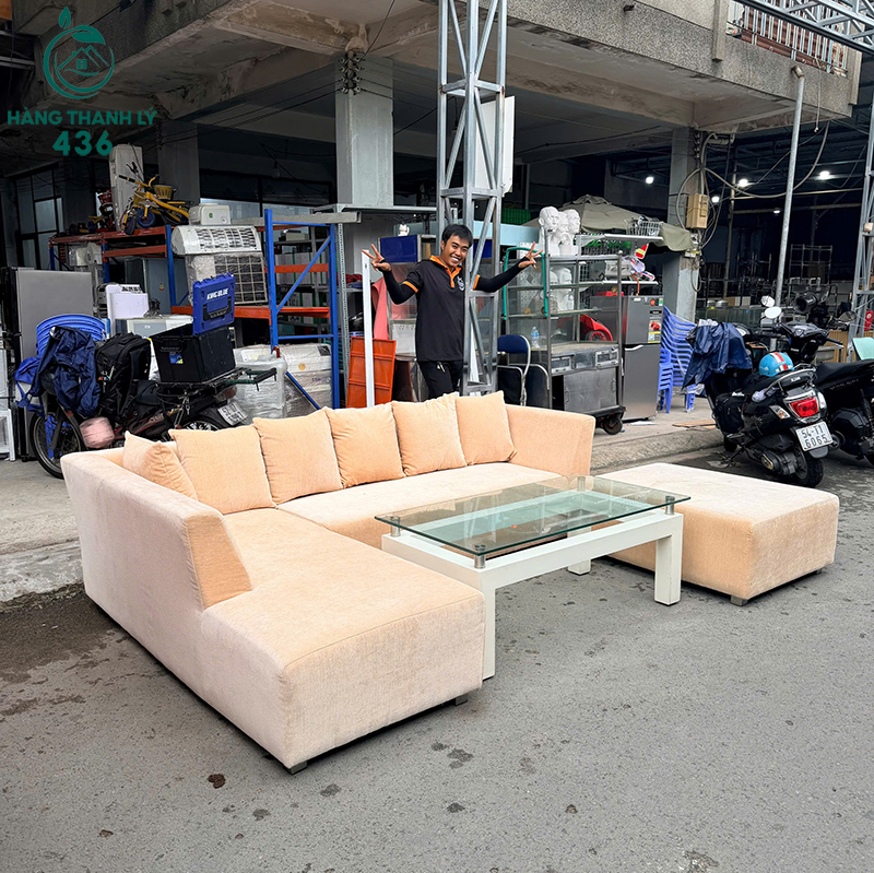 Bộ Bàn Ghế Sofa Góc Chữ L Cũ 5 bo ban ghe sofa goc chu l cu 3