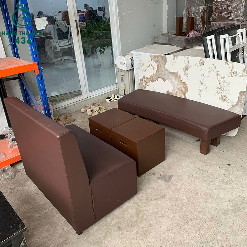 Bộ Sofa Băng Bọc Da Cũ Màu Nâu Gồm 3 Món (Nhiều Mẫu) 6 bo sofa bang boc da cu mau nau gom 3 mon 2
