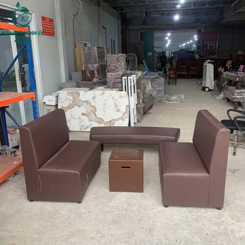 Bộ Sofa Băng Bọc Da Cũ Màu Nâu Gồm 3 Món (Nhiều Mẫu) 3 bo sofa bang boc da cu mau nau gom 3 mon 5