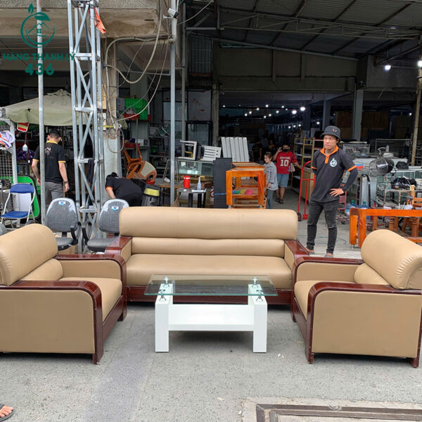bo sofa cu 3 bang boc da kem ban kinh 2