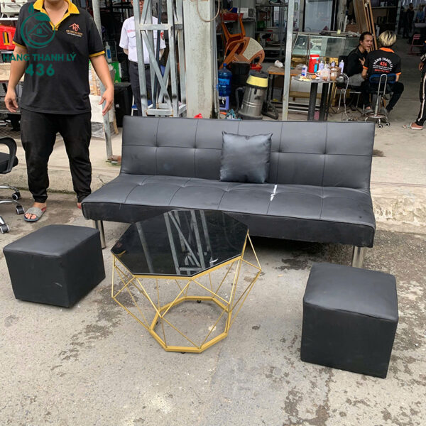 bo sofa giuong cu boc da kem ban tra hien dai 3