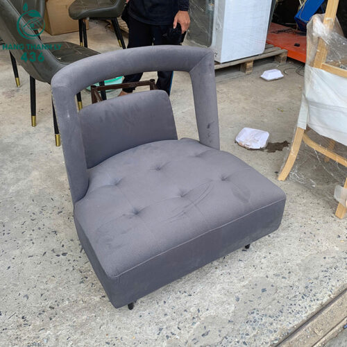 Ghế Sofa Đơn Cũ Bọc Vải Màu Xám 4 ghe sofa don cu boc vai mau xam 1