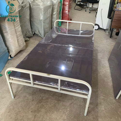 Giường Ngủ Cũ 1M2 Khung Sắt Màu Trắng 3 giuong ngu cu 1m2 khung sat mau trang 2