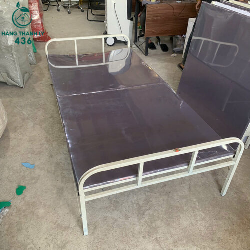 Giường Ngủ Cũ 1M2 Khung Sắt Màu Trắng 2 giuong ngu cu 1m2 khung sat mau trang 3