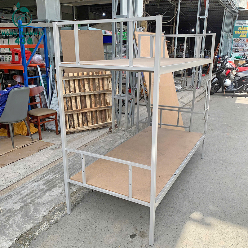Giường Tầng Khung Sắt Cũ 1M8 Có Thang Leo Chắc Chắn 7 giuong tang khung sat cu 1m8 co thang leo chac chan 7
