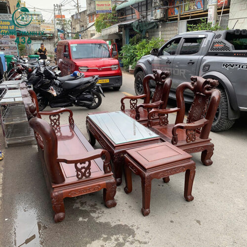 Salon Gỗ Căm Xe Cũ Tay 12 Chạm Hoa Văn Đẹp 3 salon go cam xe cu tay 12 cham hoa van dep 2