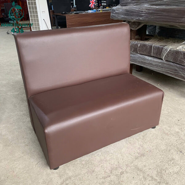 sofa bang boc da cu dai 1m mau nau 1