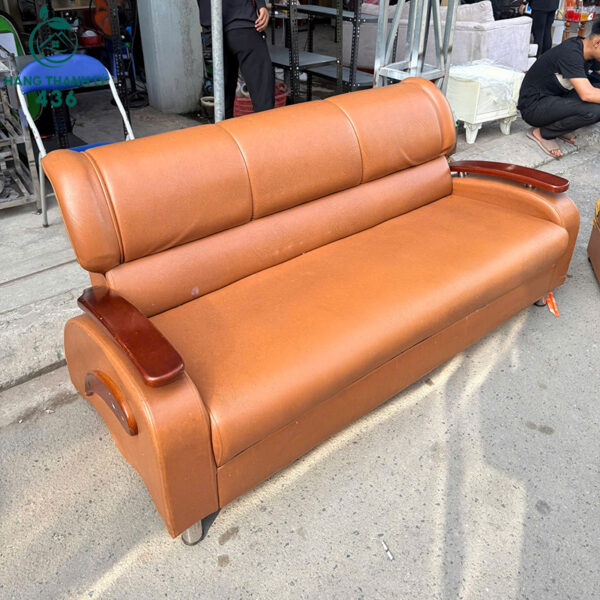 sofa bang cu boc da mau nau 2