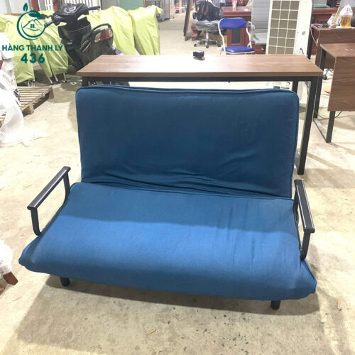 sofa bed cu 1m15 boc vai mau xanh 4