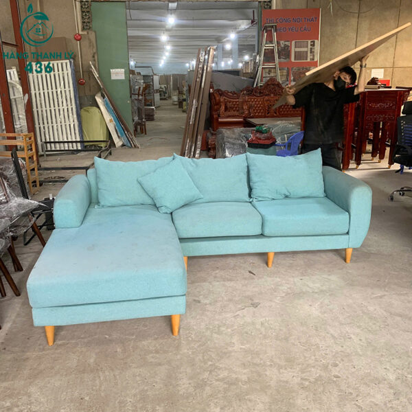 sofa goc l boc dem cu mau xanh nhe nhang 2