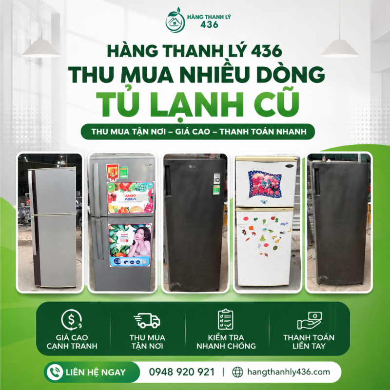 thu mua tủ lạnh cũ