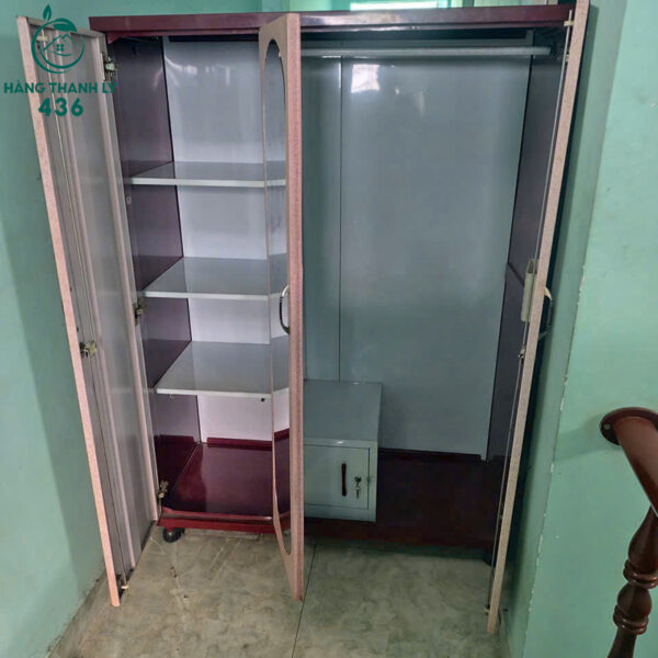 tu ao cu go 3 canh kem guong soi 1