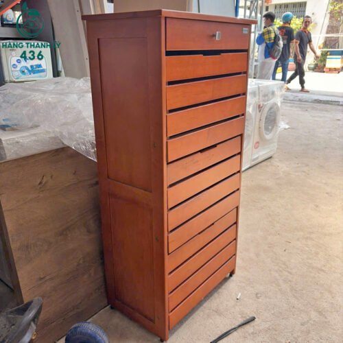 Tủ Đựng Giày Dép Cũ 65CM Ba Ngăn Lật Có Hộc Kéo 4 tu dung giay dep cu ba ngan lat co hoc keo 4