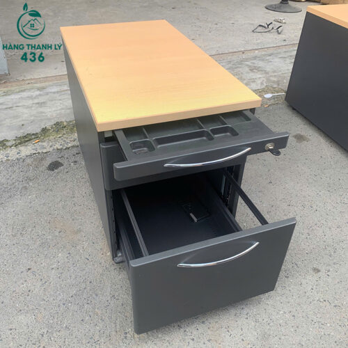 Tủ Hồ Sơ Cũ 45CM Mặt Gỗ Màu Sáng 3 tu ho so sat cu 45x80x57cm mat go mau sang 1