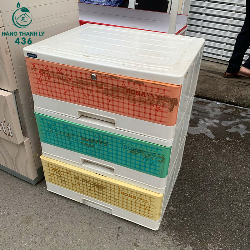 Tủ Nhựa Cũ 3 Ngăn Tiện Lợi 7 tu nhua cu 3 ngan tien loi 2