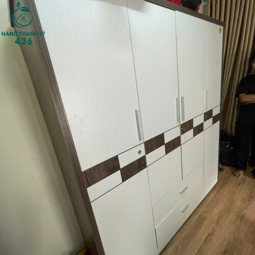 Tủ Quần Áo Gỗ Cũ 5 Cánh Nhiều Ngăn 4 tu quan ao go cu 5 canh nhieu ngan 3