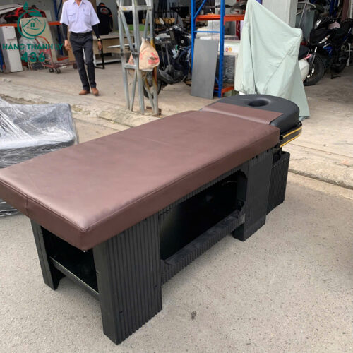 Giường Massage Bọc Da Cũ Màu Nâu Đen 5 15tr 4 copy