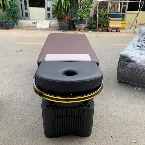 Giường Massage Bọc Da Cũ Màu Nâu Đen 2 15tr 5 copy