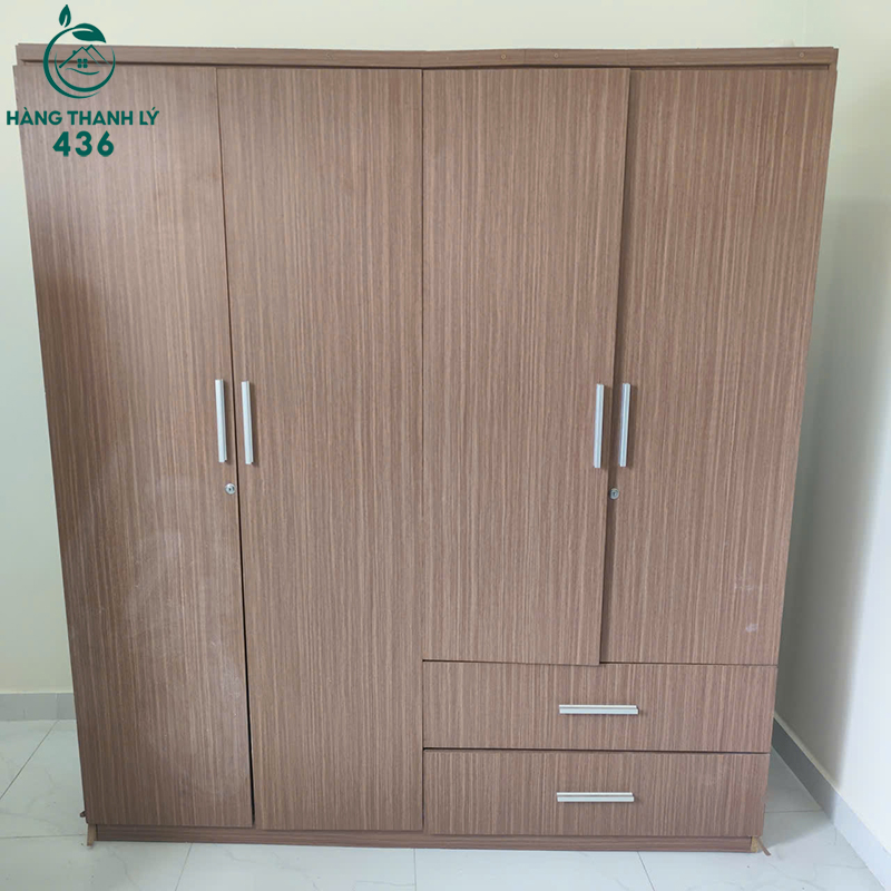 Tủ Quần Áo Gỗ 4 Cánh Cũ Nhiều Ngăn 1M8 4 1m8×54 cao 2m 1 tu va 32 trieu4 copy
