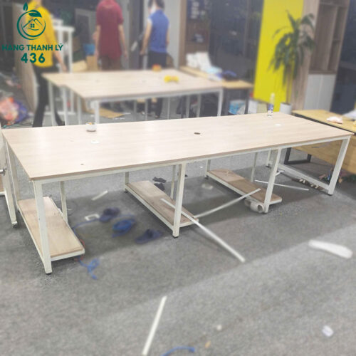 Thanh Lý Bàn Ghế Cũ, Mua Bán Đồ Nội Thất Cũ Giá Rẻ TPHCM 157 ban hop cu 3m3 chan sat trang mat go 2