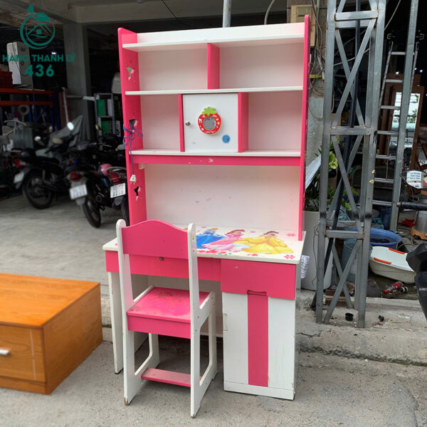 bo ban hoc tre em cu mau hong kem ghe 1