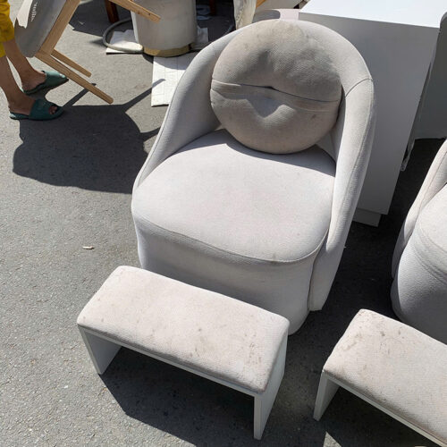 Ghế Sofa Đơn Bo Cong Bọc Nỉ Màu Kem 3 ghe sofa don bo cong boc ni mau kem 1