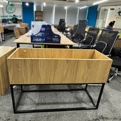 Thanh Lý Bàn Ghế Cũ, Mua Bán Đồ Nội Thất Cũ Giá Rẻ TPHCM 316 ke chau hoa cu khung sat mat go 1m1 1