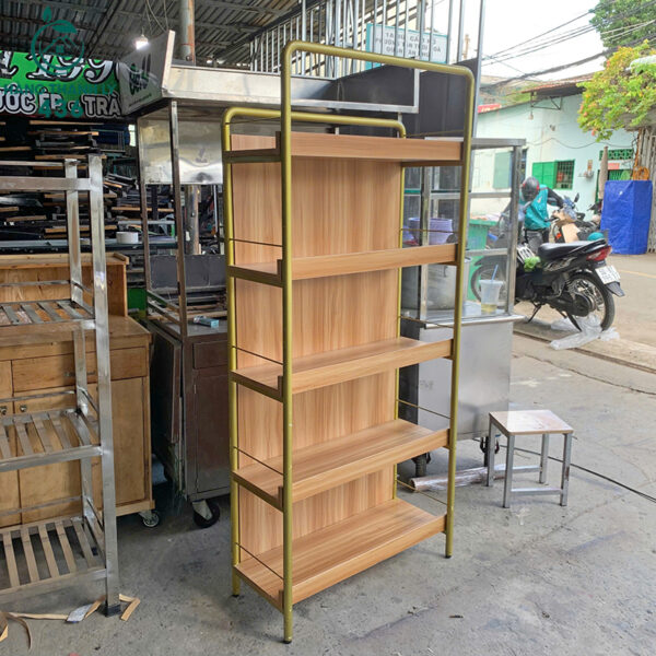 ke trung bay cu 5 tang khung sat mau vang 4