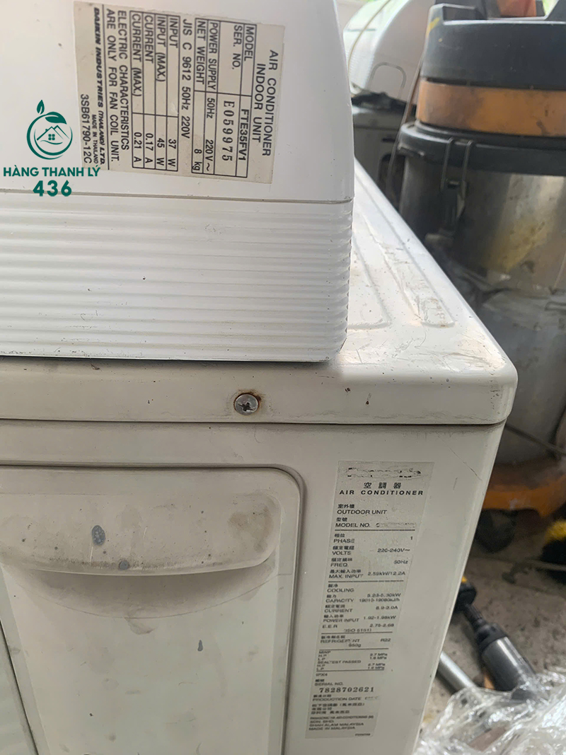 Máy Lạnh Daikin Cũ 1.5HP Dạng Treo Tường 7 may lanh daikin cu 1 5hp dang treo tuong 2