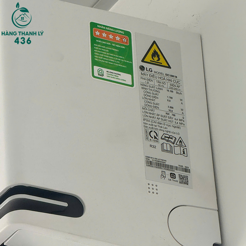 Máy Lạnh LG Inverter 2HP Cũ Công Suất Lớn 6 may lanh lg inverter 2hp cu cong suat lon 3