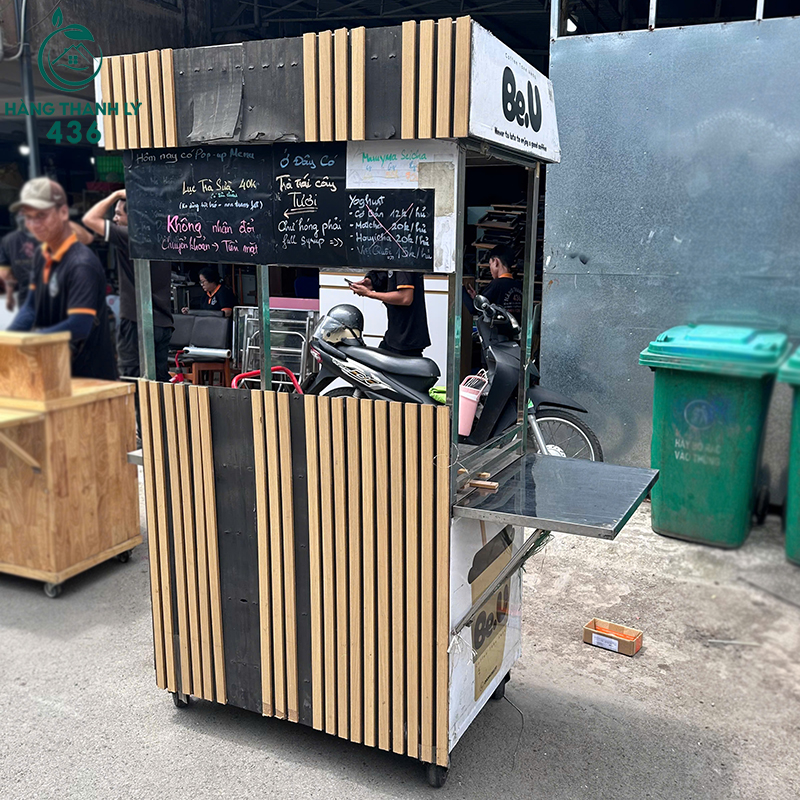 Quầy Bán Hàng Cũ Kèm Bảng Menu Viết Phấn 5 quay ban hang cu kem bang menu viet phan 2