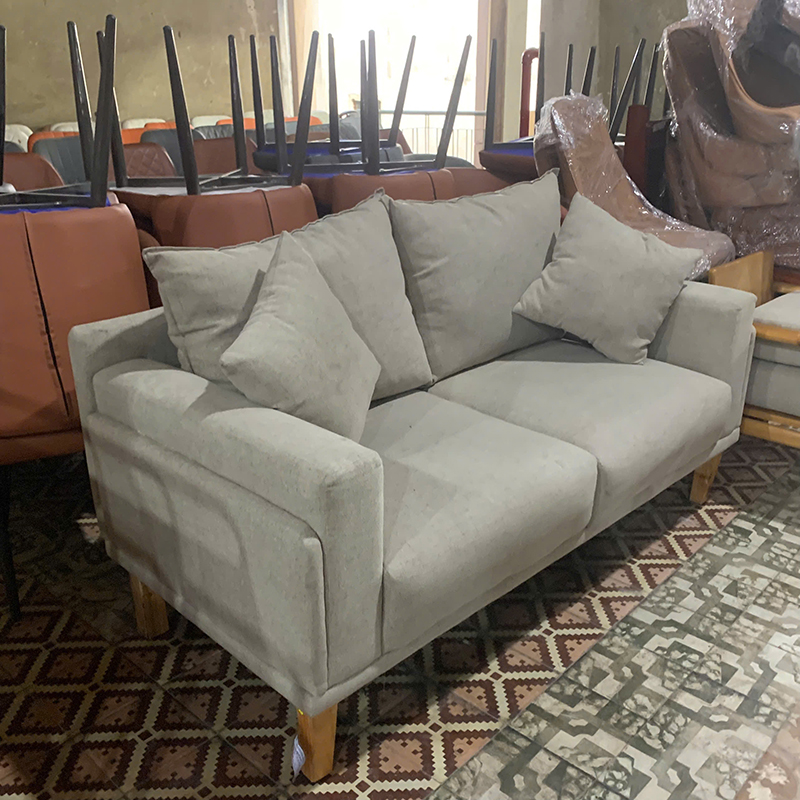 Sofa Băng 2 Chỗ Cũ Bọc Vải Màu Kem 6 sofa bang 2 cho cu boc vai mau kem 3