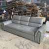 Sofa Băng Bọc Da Cũ 2m2 Màu Xám 1 sofa bang boc da cu 2m2 mau xam 2 1