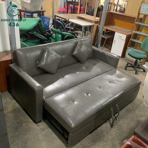 Sofa Bed Kéo Thành Giường Bọc Da Cũ 2 sofa bed keo thanh giuong boc da cu 1