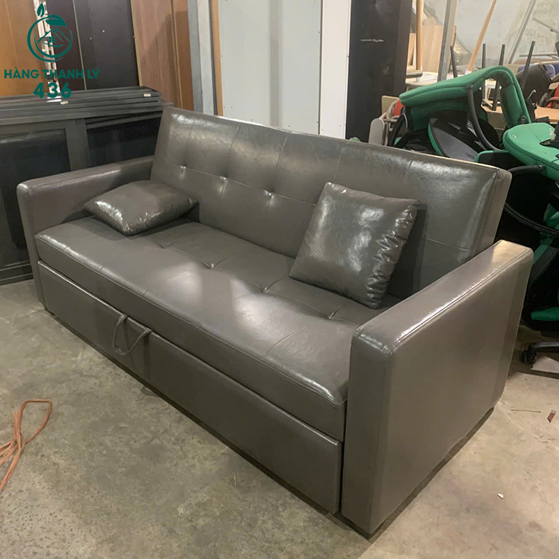 Sofa Bed Kéo Thành Giường Bọc Da Cũ 5 sofa bed keo thanh giuong boc da cu 4