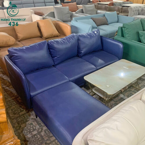 sofa goc l boc da cu mau xanh 2