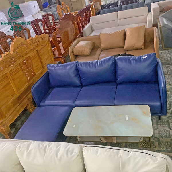 sofa goc l boc da cu mau xanh 3
