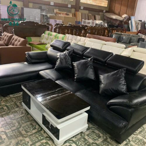 sofa phong khach chu l cu boc da den 2