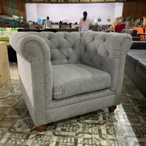 Thanh Lý Ghế Sofa Đơn Chesterfield Bọc Vải Mới 99% 2 thanh ly ghe sofa don chesterfield boc vai moi 99 2