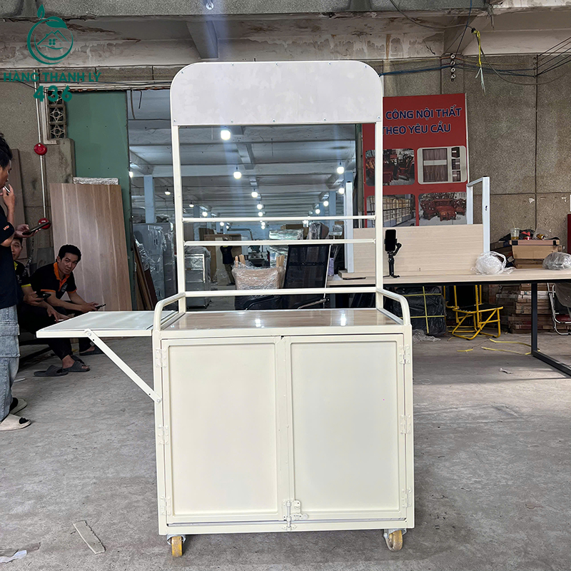 Thanh Lý Xe Bán Hàng 80CM Tích Hợp Bàn Gấp Tiện Lợi Mới 99% 7 thanh ly xe ban hang tich hop ban gap tien loi moi 99 2