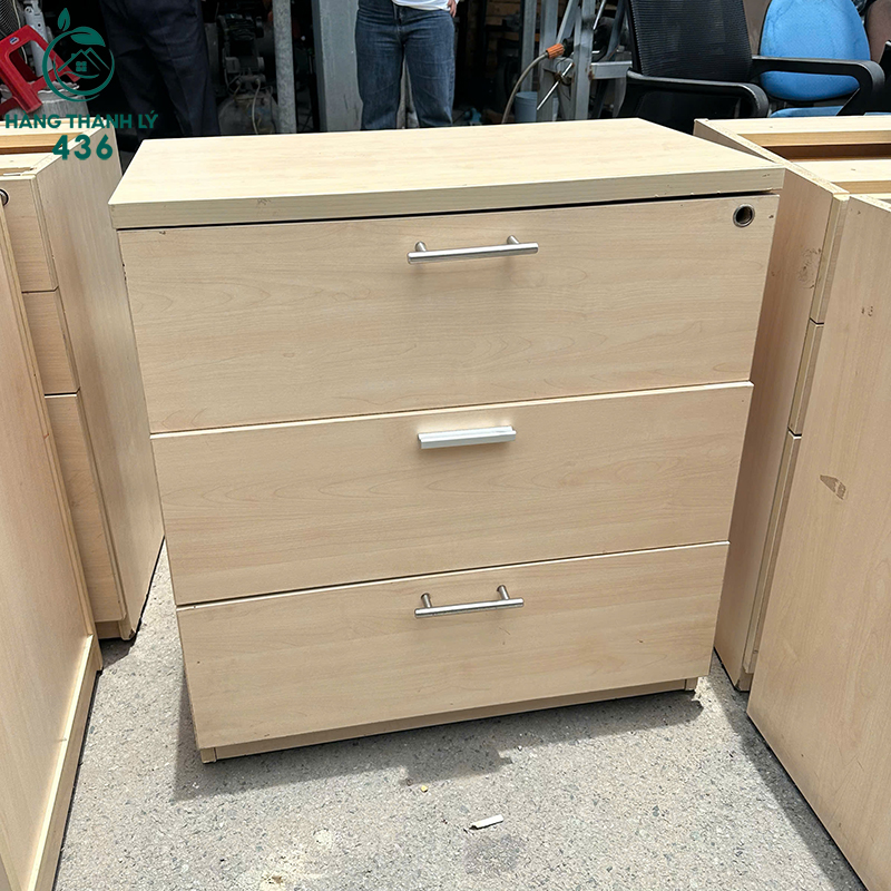 Tủ Hồ Sơ 3 Ngăn Kéo Cũ 70CM 4 tu ho so 3 ngan keo cu 70cm 1